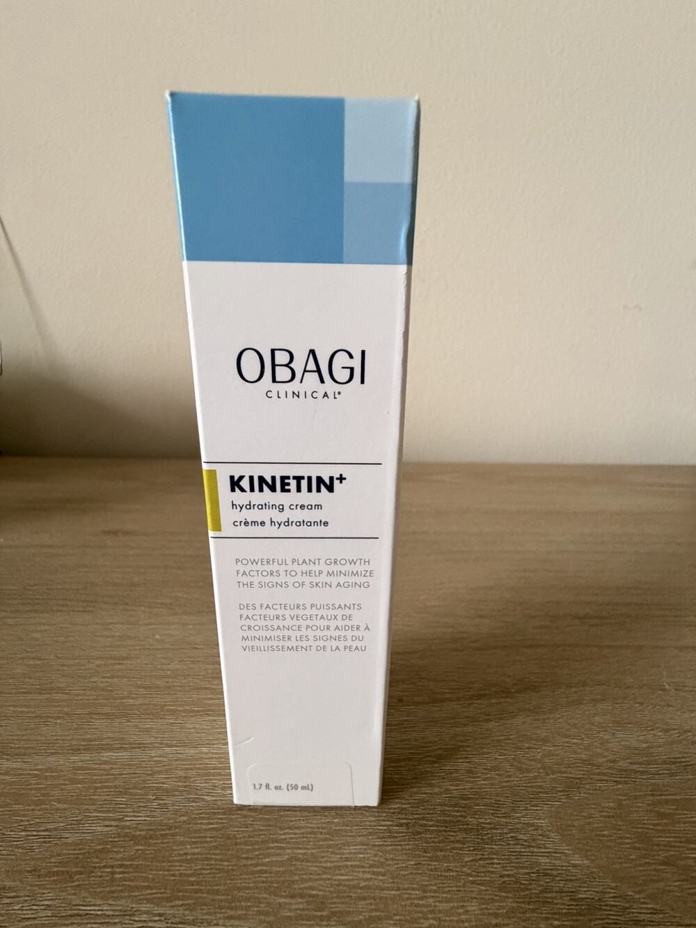 New Sealed Obagi Clinical Kinetin+ Hydrating Cream 1.7 oz 50mL Moisturizer